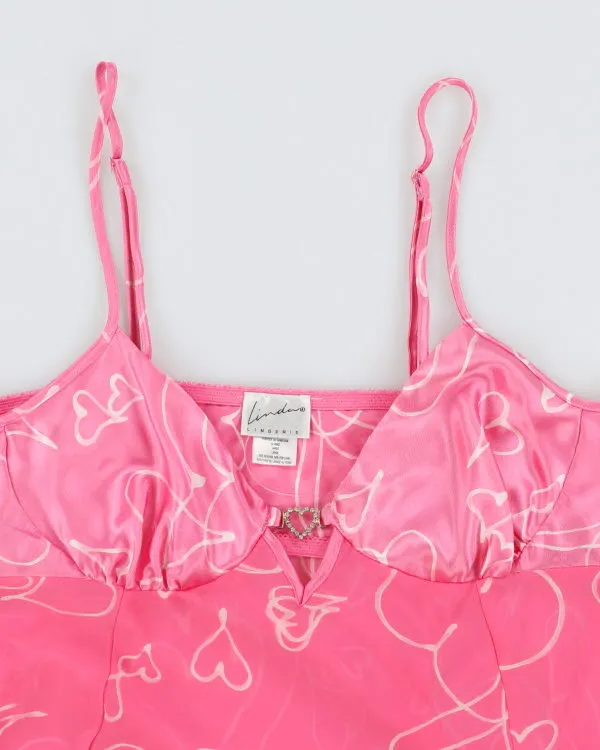 Y2k 00s Linda Pink Mesh Slip - L sold by Rokit product image thumbnail 3