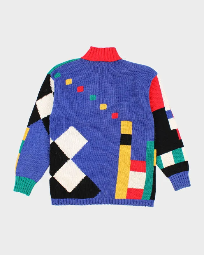 Vintage 90s Lisa Nichols Colourful Abstract Jumper - M sold by Rokit product image thumbnail 2