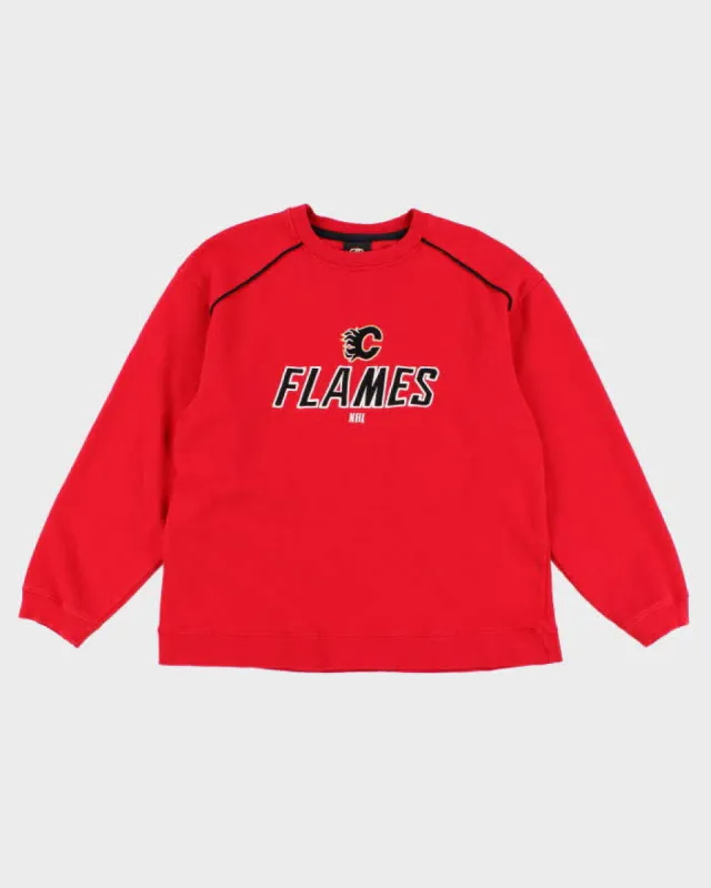 Vintage Bulletin NHL Calgary Flames Sweatshirt - S sold by Rokit