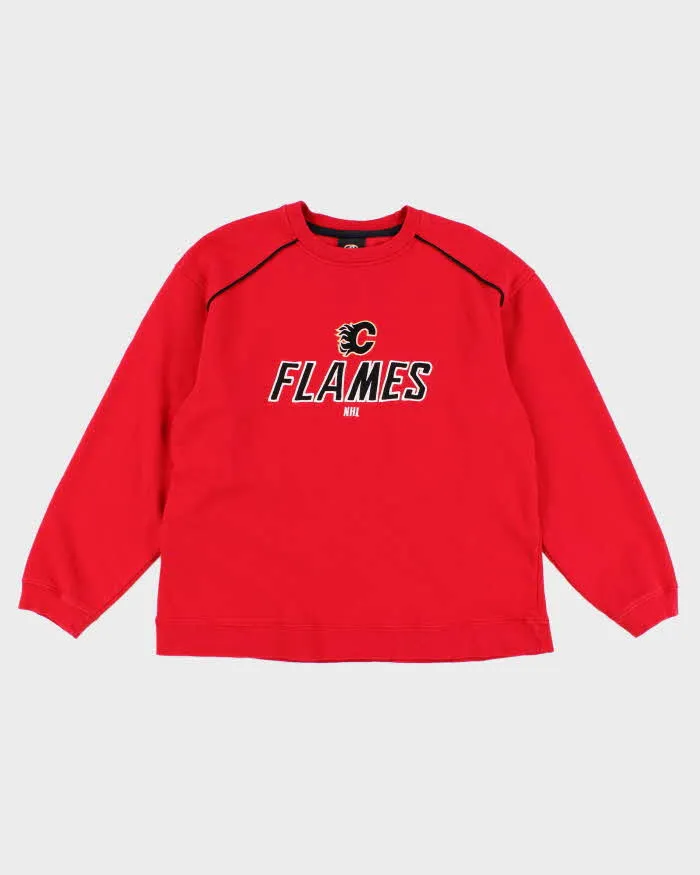 Vintage Bulletin NHL Calgary Flames Sweatshirt - S sold by Rokit