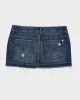 Y2k 00s Guess Distressed Denim Mini Skirt - S sold by Rokit