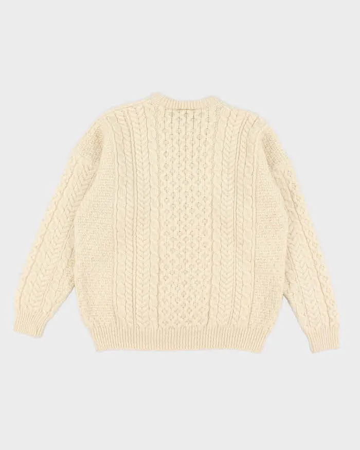 Vintagte 90s Carraig Donn Aran Wool Jumper - L sold by Rokit product image thumbnail 2