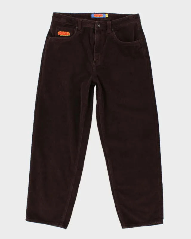 Mens Brown Empyre Corduroy Trousers - W30 L27 sold by Rokit