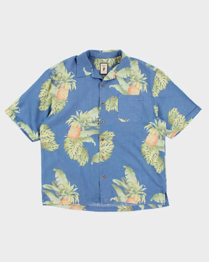 Jamaica Jaxx Blue Hawaiian Shirt - L sold by Rokit