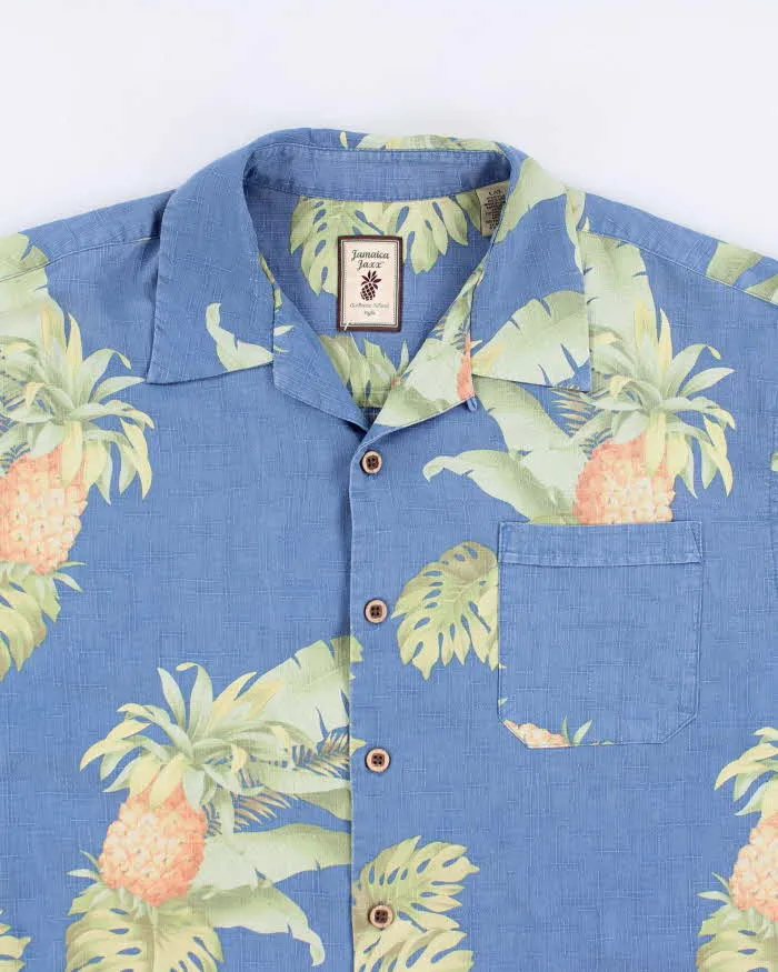 Jamaica Jaxx Blue Hawaiian Shirt - L sold by Rokit product image thumbnail 3