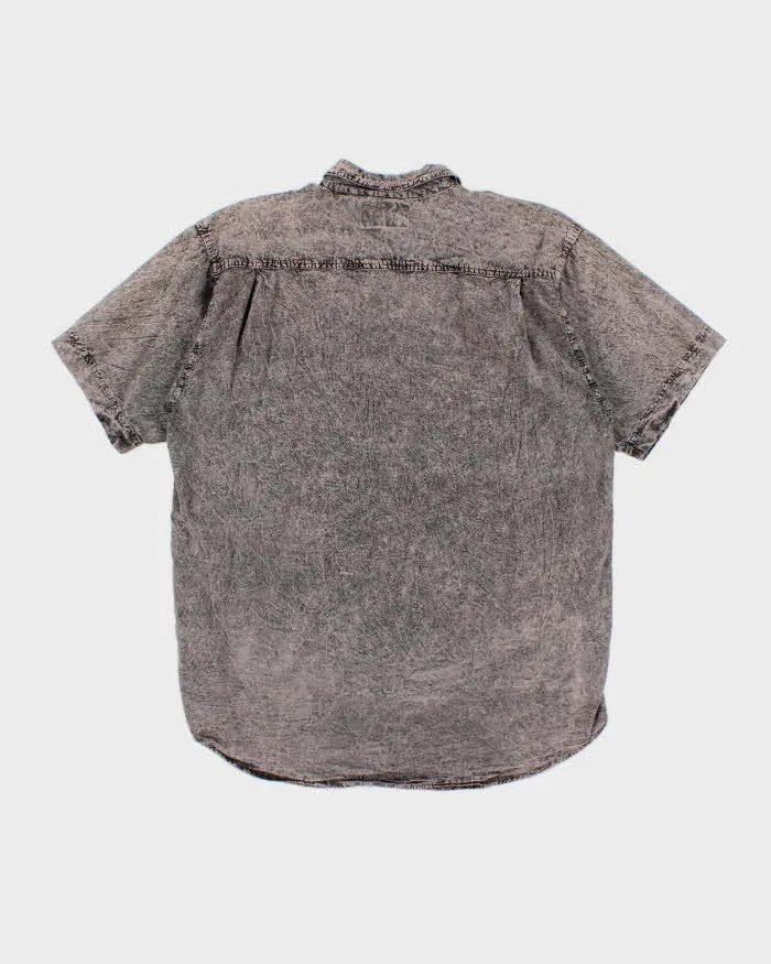 Vintage Mens Denim Affect Button Up Shirt - M sold by Rokit product image thumbnail 2