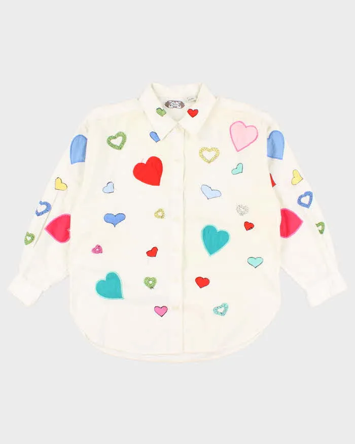 Women's Vintage 90s Angelique Hearts - S sold by Rokit