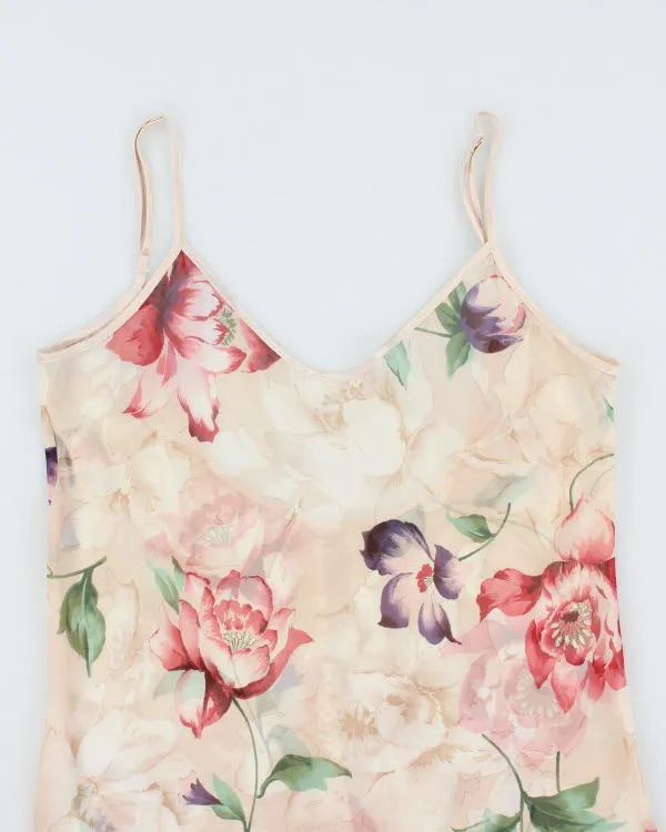 Vintage 90s Linda Sheer Floral Slip Dress - M sold by Rokit product image thumbnail 4