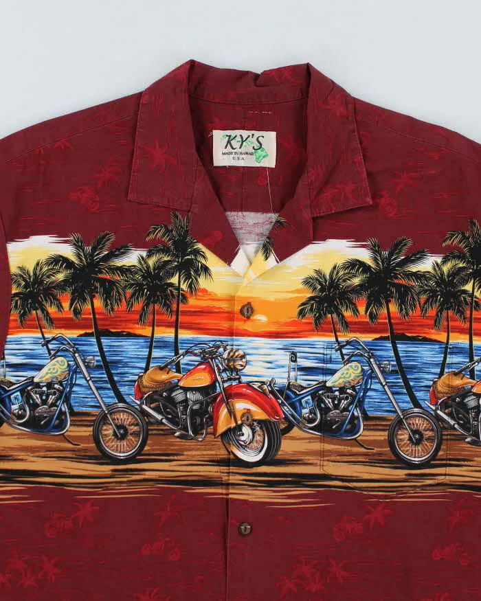 Vintage 90's Ky's Hawaiian Shirt - L sold by Rokit product image thumbnail 3