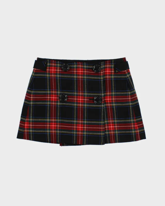 Vintage Gap Mini Plaid Mini Skirt - XS sold by Rokit