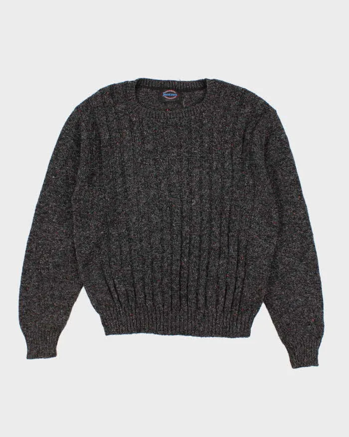 Mens Grey Jantzen Wool Knit Sweater - L sold by Rokit