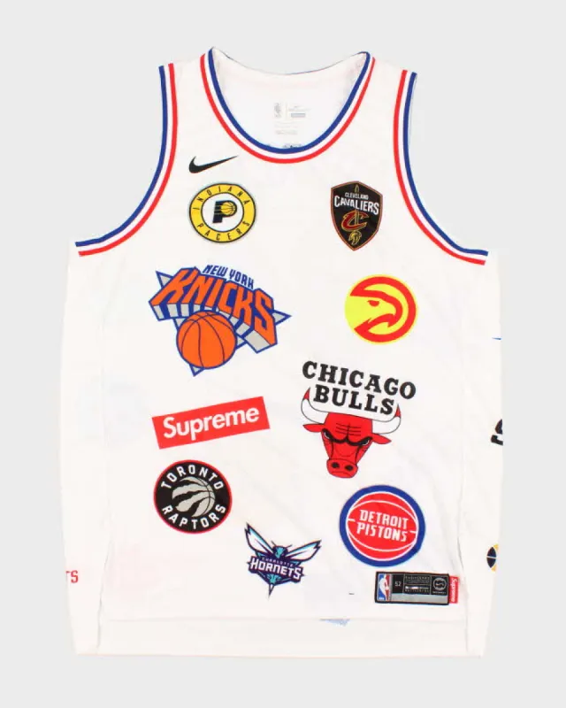Men's White NBA Nike x Supreme Jersey - XL sold by Rokit