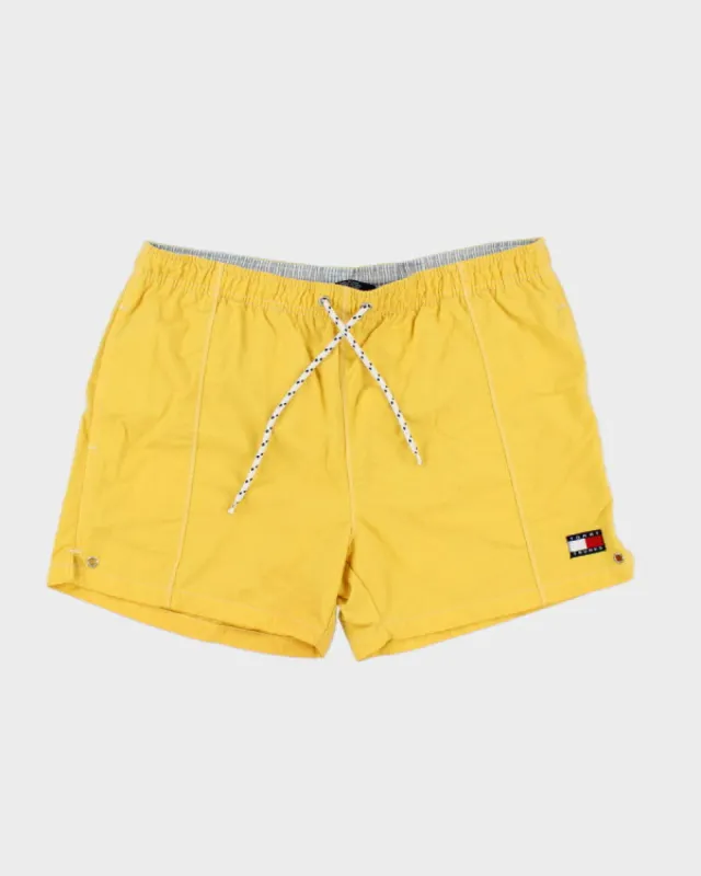 Tommy Hilfiger Yellow Swim Shorts - M sold by Rokit