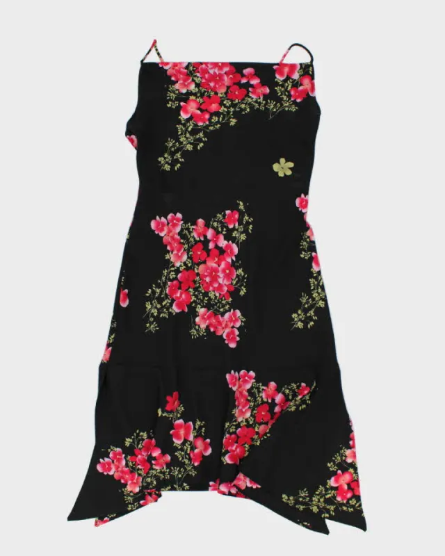 Vintage 90s Fairweather Floral Cowl Neck Dress - S sold by Rokit