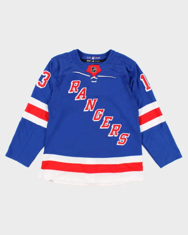 Mens Blue NHL x New York Rangers Sports Jersey - M sold by Rokit