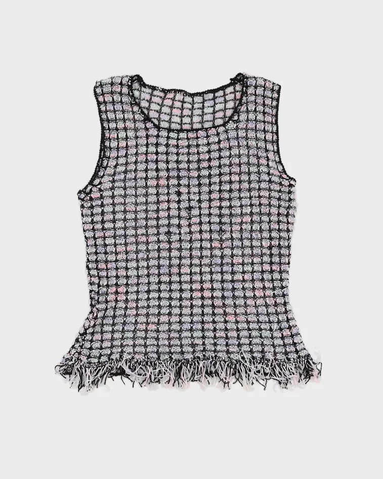 Y2K Crochet Cami Top - XS sold by Rokit