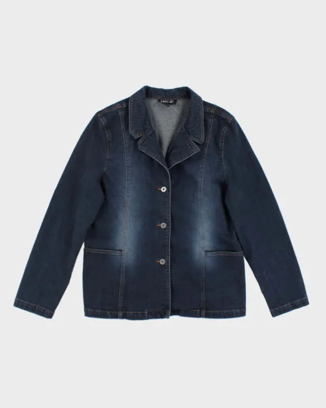 Y2k 00s Women's Denim Jacket - L sold by Rokit