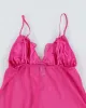 Y2k 00s La Senza Pink Mesh Ruffle Cami - M sold by Rokit