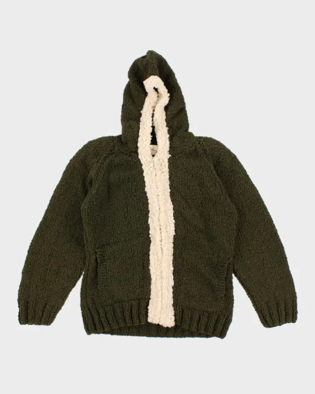 Vintage Amano Artesanias Hooded Wool Sweatshirt - M sold by Rokit