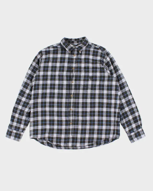 Vintage 90s Chaps Light Flannel Shirt - L sold by Rokit