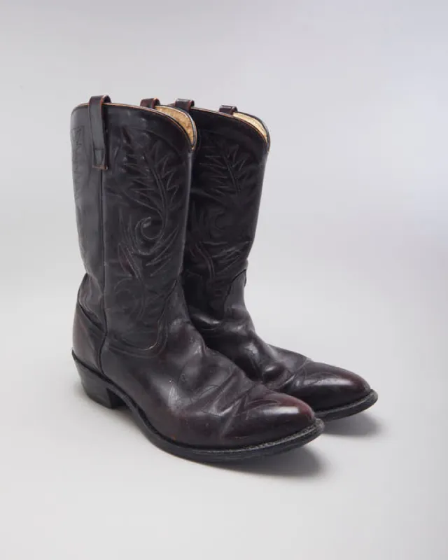 Vintage Men's Mason Western Cowboy Boots - UK 9 sold by Rokit