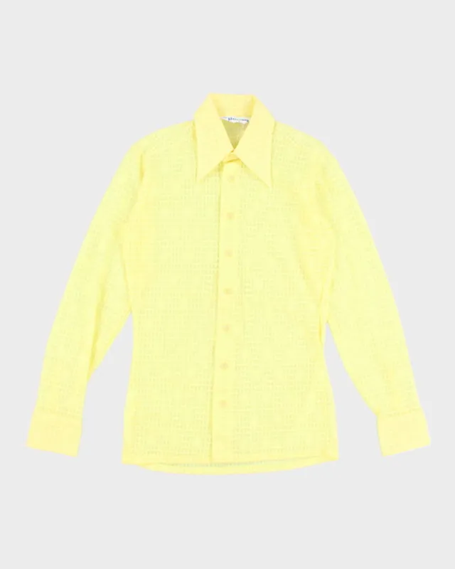 Vintage 70s Burma Floral Lace Long Sleeve Blouse - S sold by Rokit