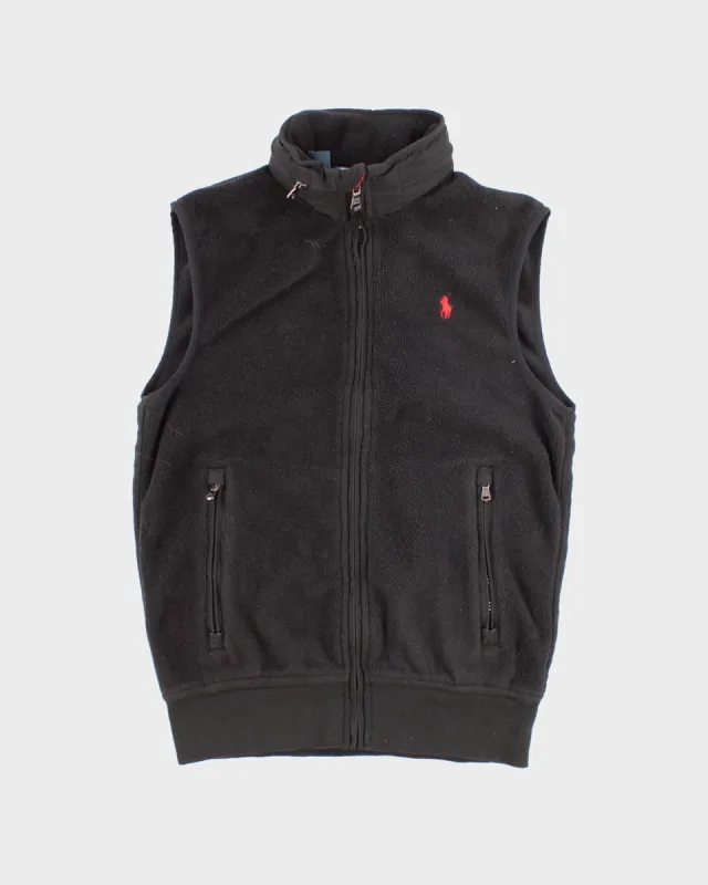 Vintage 90s Polo By Ralph Lauren Zip Up Fleece - S sold by Rokit
