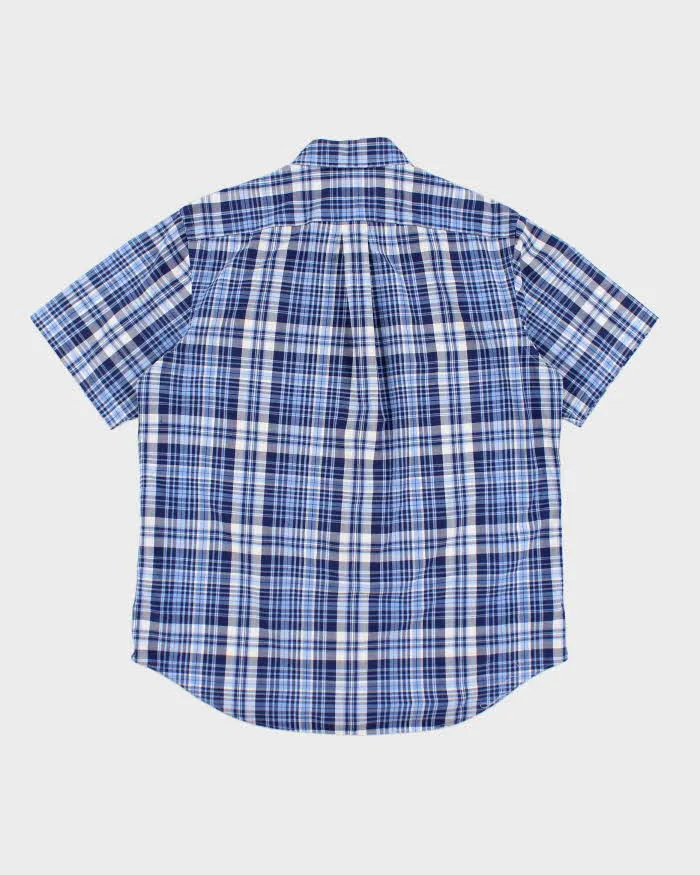 Ralph Lauren Blue Check Short Sleeve Shirt - L sold by Rokit product image thumbnail 2