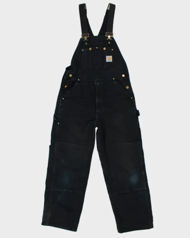 Carhartt Black Workwear Dungarees - W34 L28 sold by Rokit