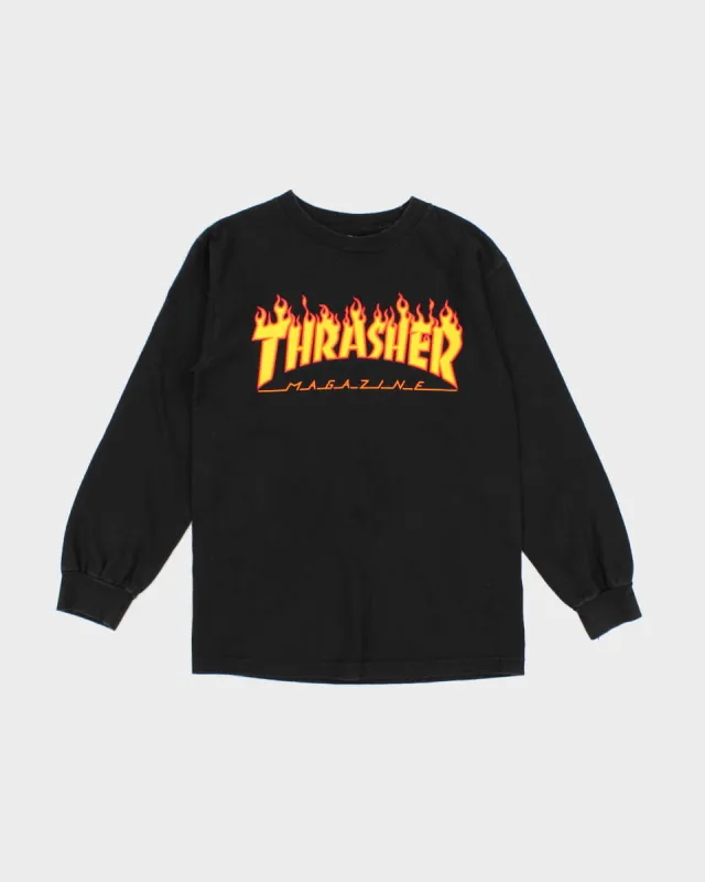 Vintage Women's Classic Thrasher Flame T-Shirt - S M sold by Rokit