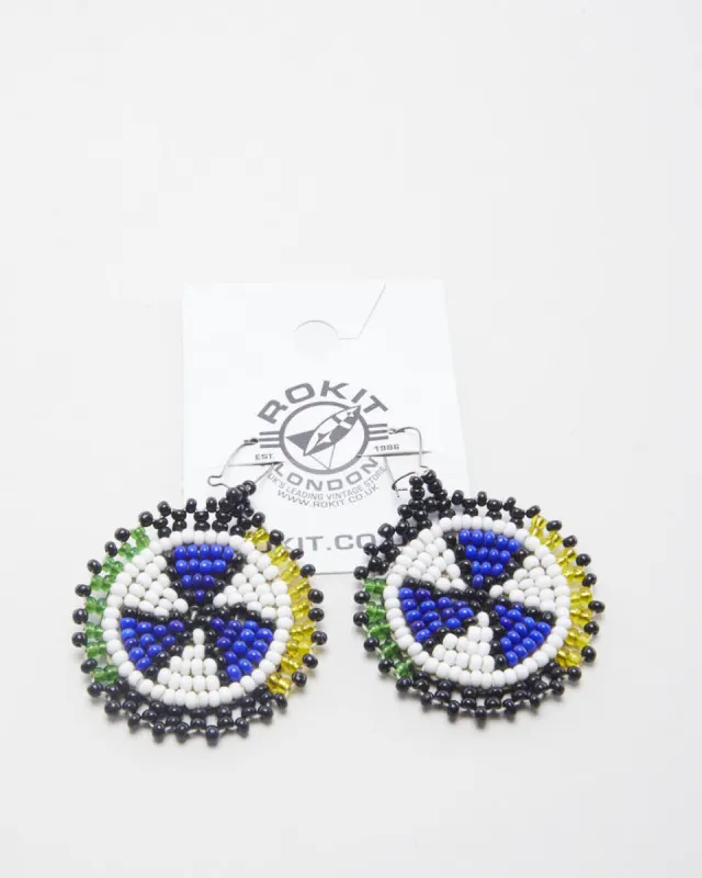Hand Made Vintage Beaded Earrings sold by Rokit