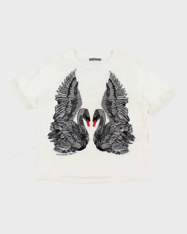 Alexander McQueen Swan T-shirt - M sold by Rokit