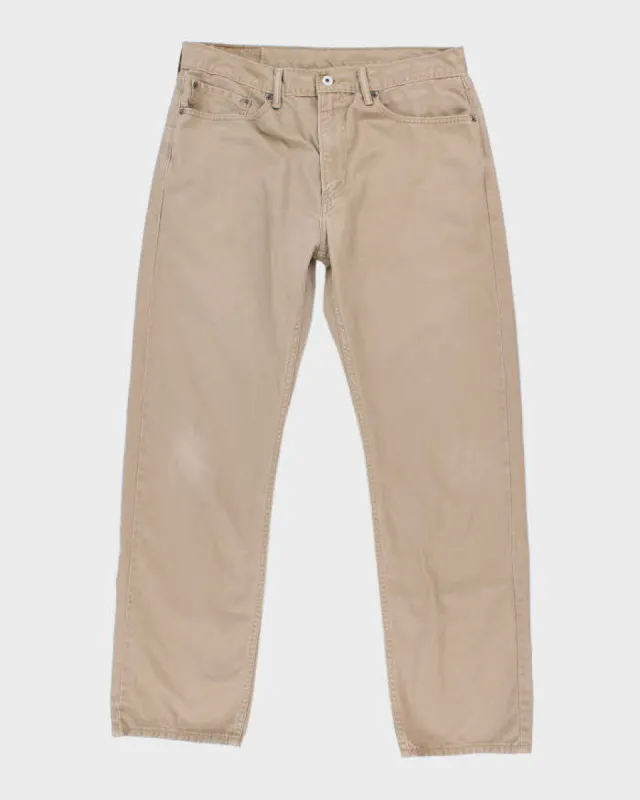 Levi's 505 White Tab Brown Trousers - W36 L32 sold by Rokit