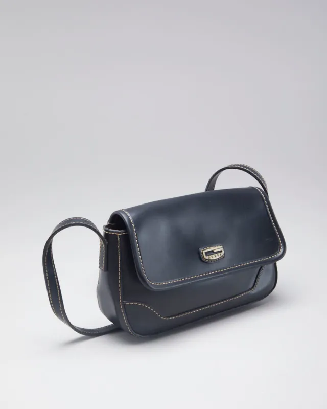 Y2K 00s Guess Black Pleather Mini Handbag - O/S sold by Rokit