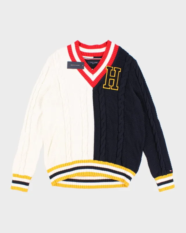 00s Tommy Hilfiger Academic Style Knit Jumper - XL sold by Rokit