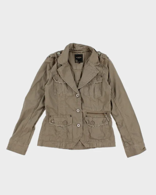 Y2K 00s Fitted Cargo Jacket - M sold by Rokit