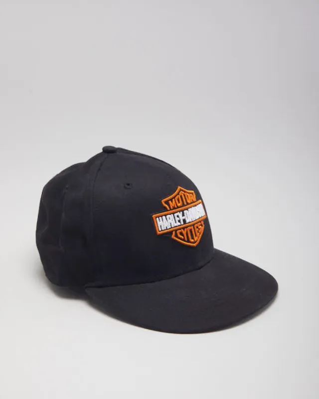 Vintage New Era Harley Davidson Fitted Cap - OS sold by Rokit