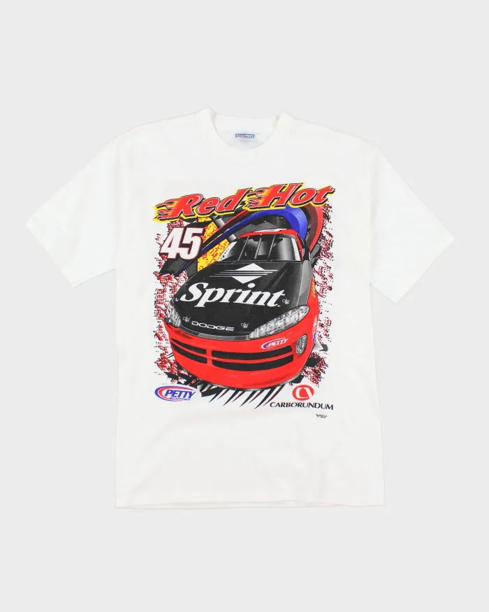 Vintage 90's Red Hot Racing T-Shirt - L sold by Rokit