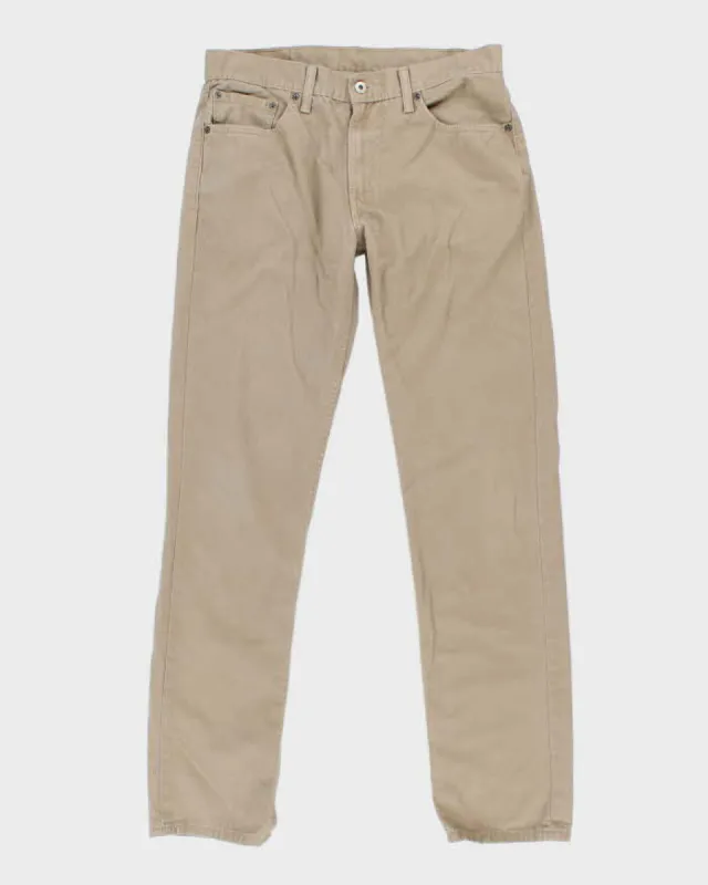 Levi's 511 White Tab Beige Jeans - W34 L34 sold by Rokit