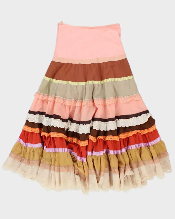 Vintage Tired Ruffle Skirt - S sold by Rokit product image thumbnail 2
