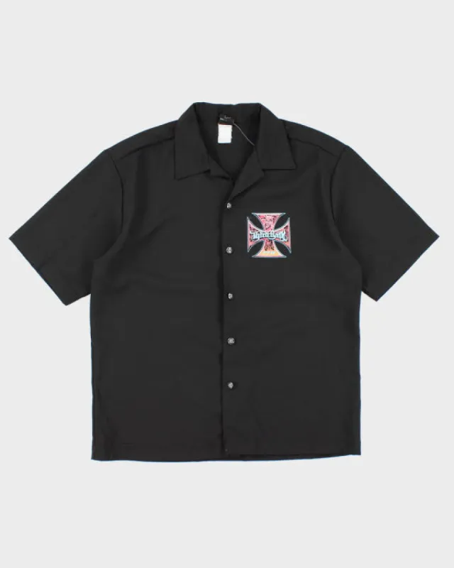 Y2k 00s Third Rail Biker Graphic Shirt - XL sold by Rokit