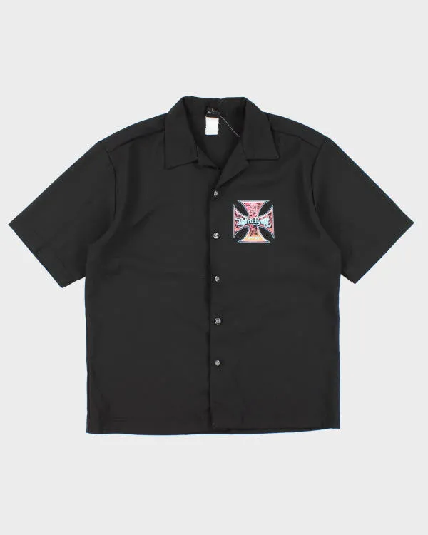 Y2k 00s Third Rail Biker Graphic Shirt - XL sold by Rokit