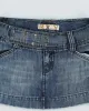 Y2k 00s Roxy Denim Mini Skirt - M sold by Rokit