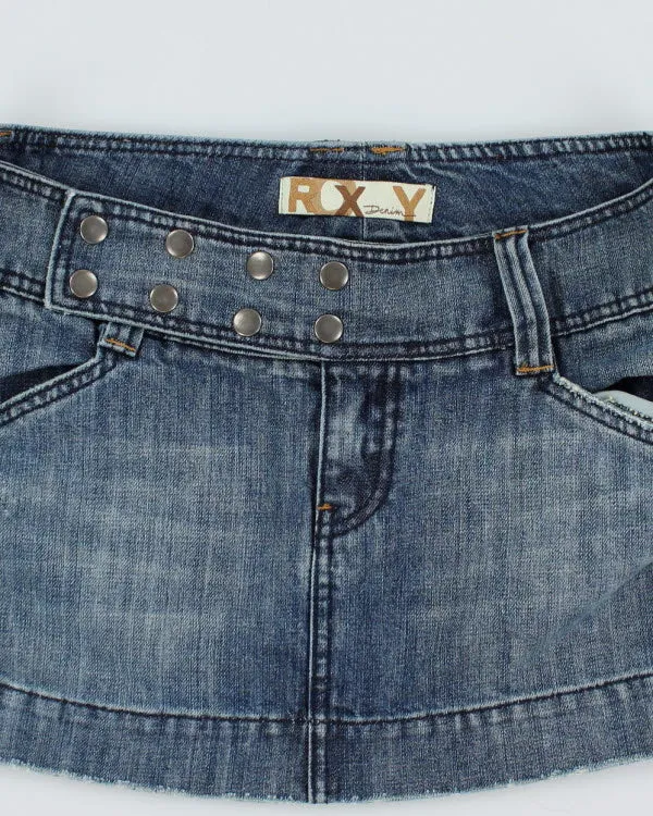 Y2k 00s Roxy Denim Mini Skirt - M sold by Rokit product image thumbnail 3
