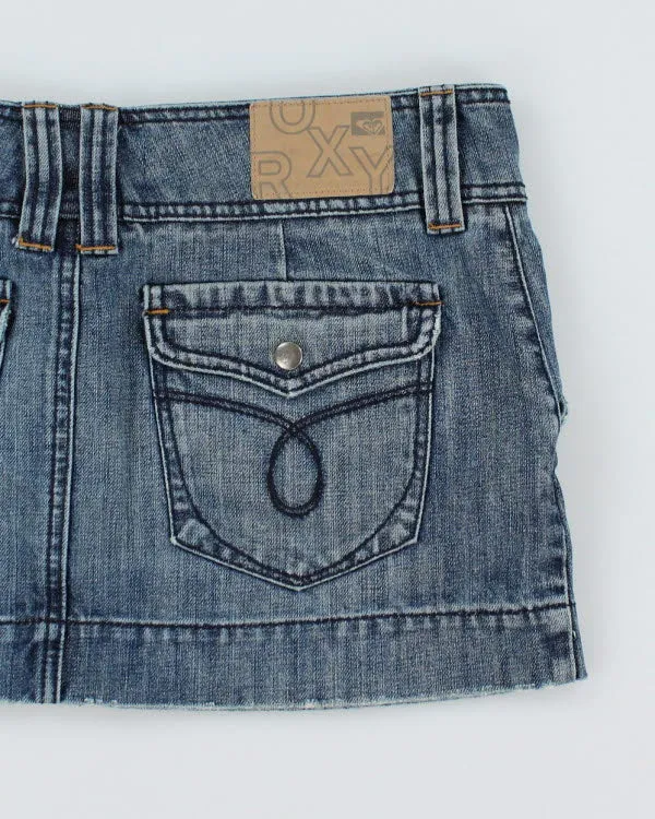 Y2k 00s Roxy Denim Mini Skirt - M sold by Rokit product image thumbnail 4