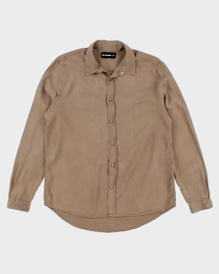 Mens Khaki Kooples Skull Button Shirts - M sold by Rokit