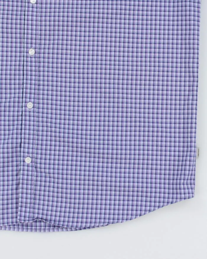 Calvin Klein Purple Check Shirt - XL sold by Rokit product image thumbnail 4
