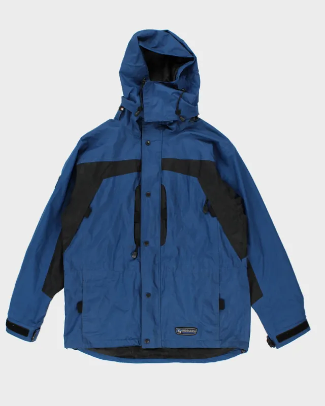 Mens Blue Lined Windbreaker Jacket - M sold by Rokit