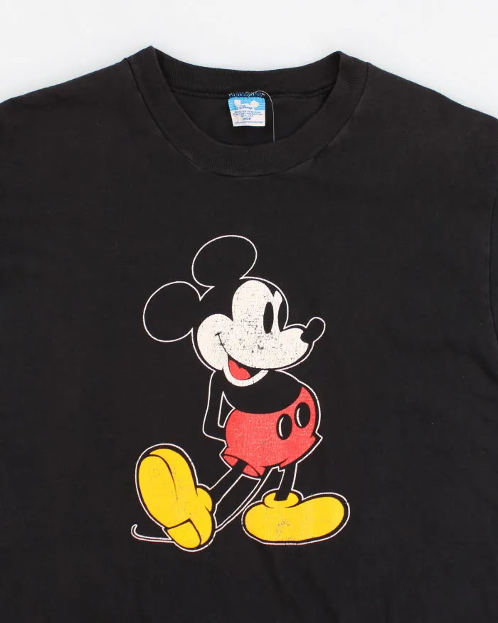 Vintage 90s Disney Black Mickey Mouse T-shirt - L sold by Rokit product image thumbnail 3