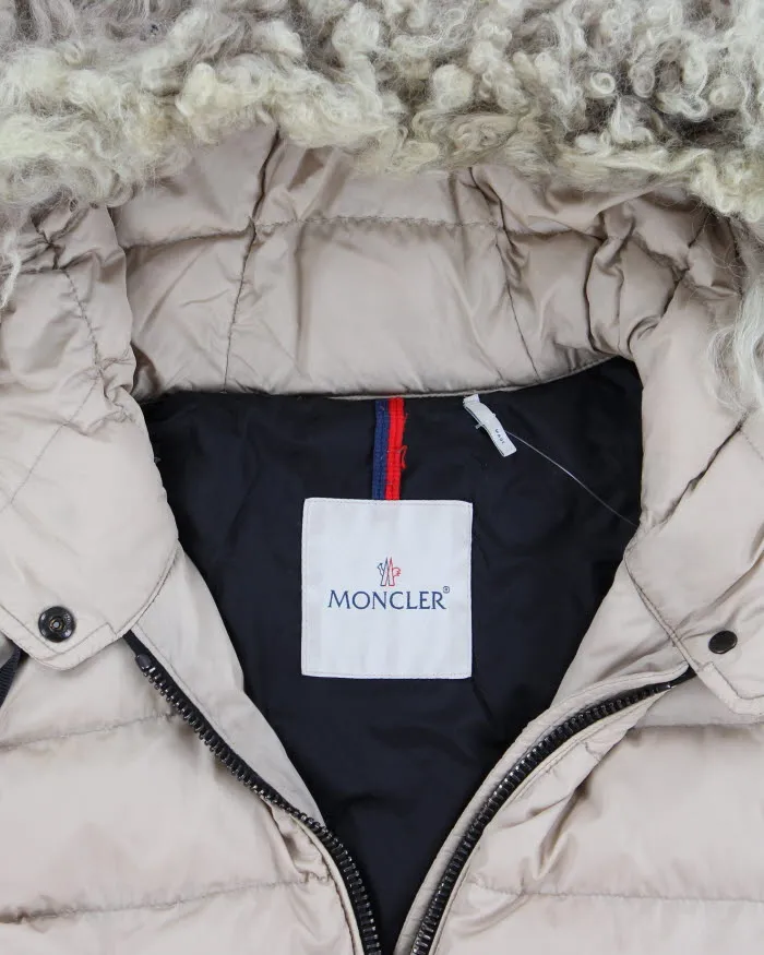 Women's Moncler Cintrat Fur-Trim Hooded Puffer Jacket - S sold by Rokit product image thumbnail 4